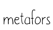 metafors Font Image