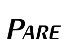 Pare Font Image