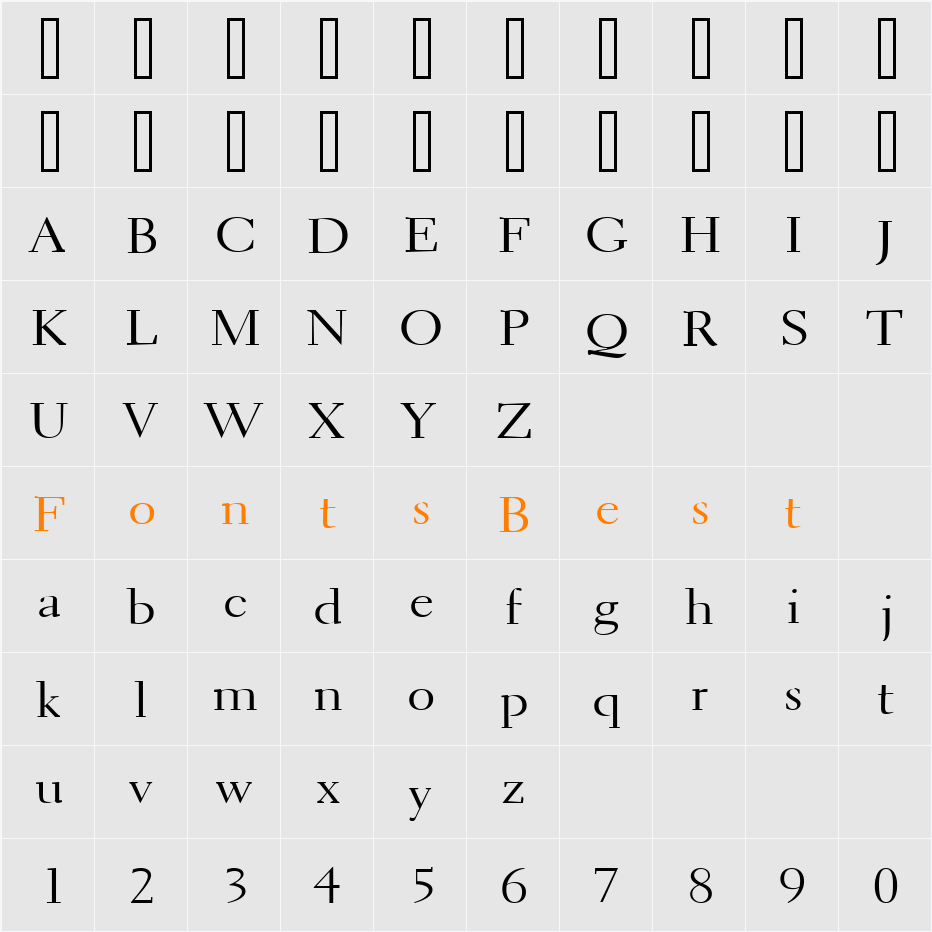 Transit 2 Wide Character Map