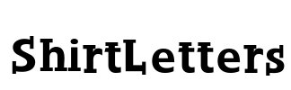 ShirtLetters Font Image
