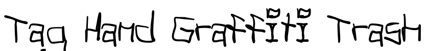 Tag Hand Graffiti Trash