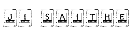 JI-Saithe Font Image