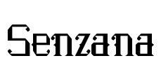 Senzana Font Image