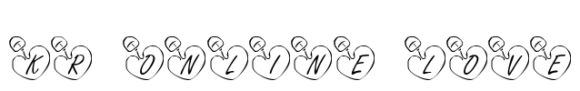 KR Online Love Font Image