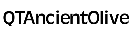 QTAncientOlive Font Image