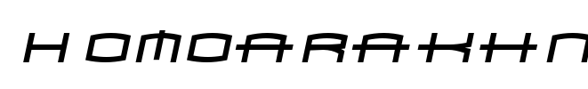 Homoarakhn Font Image