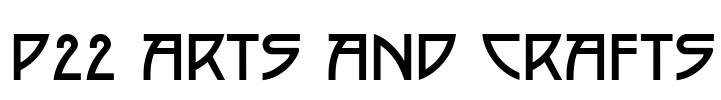 P22 Arts And Crafts Font Image
