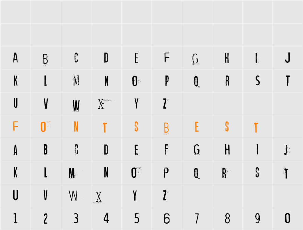 Wrong time, right place Character Map