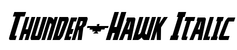 Thunder-Hawk Italic