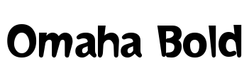 Omaha Bold Font Image