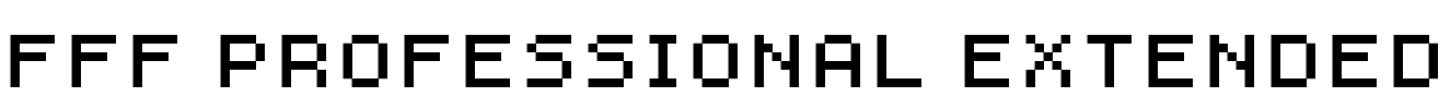 FFF Professional Extended Font Image