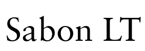 Sabon LT Font Image
