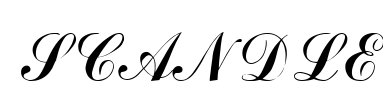 SCANDLE Font Image