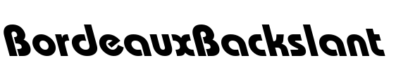 BordeauxBackslant