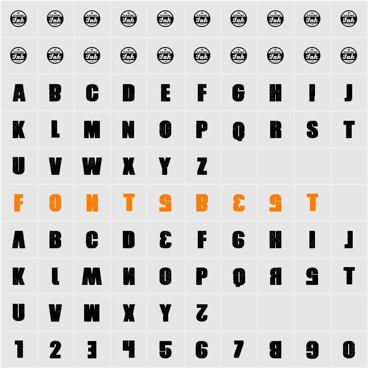Xxrdcore Character Map