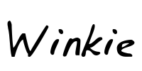 Winkie Font Image