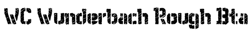 WC Wunderbach Rough Bta