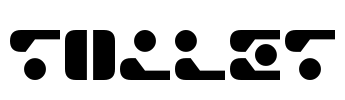 TOILET Font Image