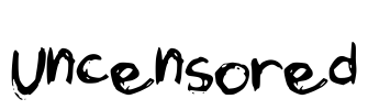 Uncensored Font Image
