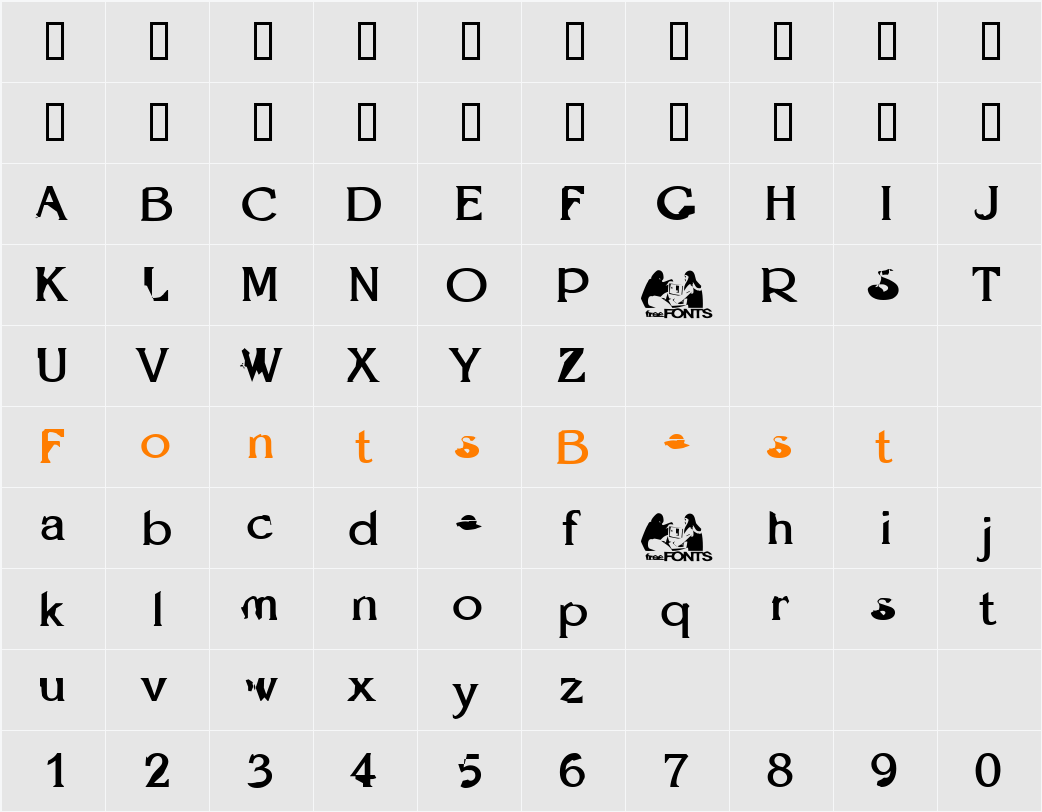 Option Explicit Character Map
