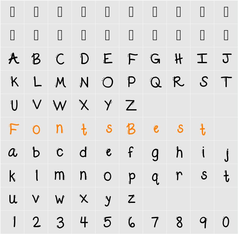 KBDabble Character Map