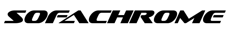 Sofachrome Font Image