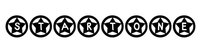 Startone Font Image