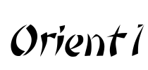 Orient1 Font Image
