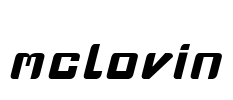 mclovin Font Image
