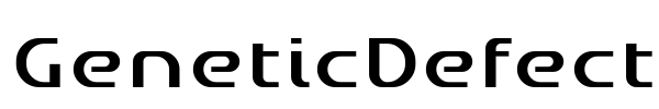 GeneticDefect Font Image