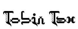 Tobin Tax Font Image