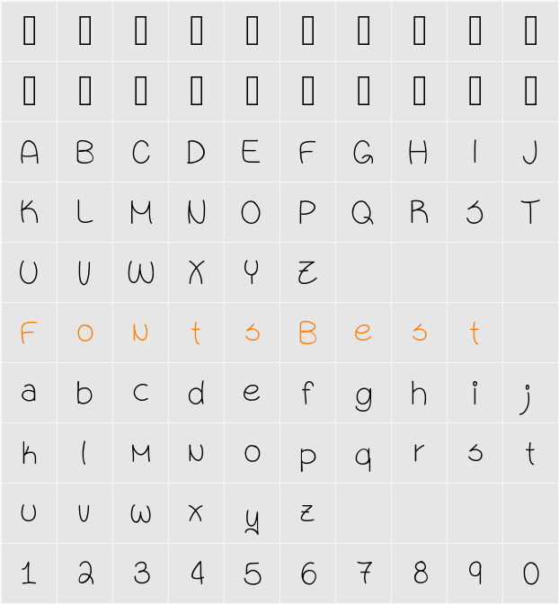 Sixteen Character Map
