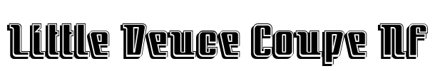 Little Deuce Coupe NF Font Image