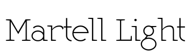 Martell Light Font Image