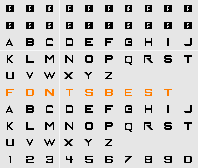 Enter The Grid Character Map