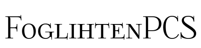 FoglihtenPCS Font Image