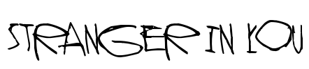 Stranger In You Font Image