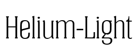 Helium-Light Font Image