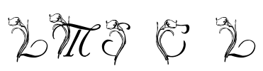 LMS Calla Lily Font Image