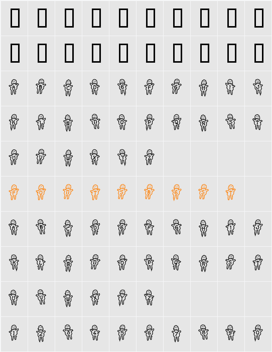 VoodooDolls Character Map
