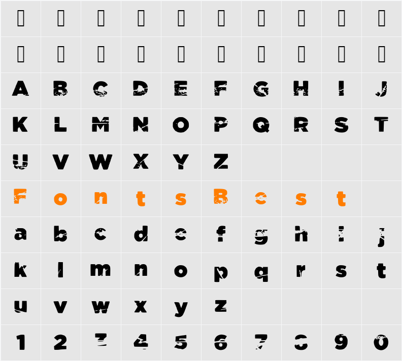 Tomb_Raider Character Map