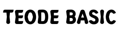 TEODE BASIC Font Image