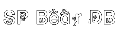 SP Bear DB Font Image