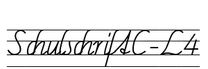 SchulschriftC-L4 Font Image