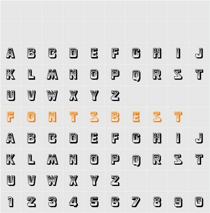 Simson Character Map