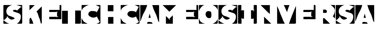 SketchCameosInversA Font Image
