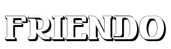 FRIENDO Font Image