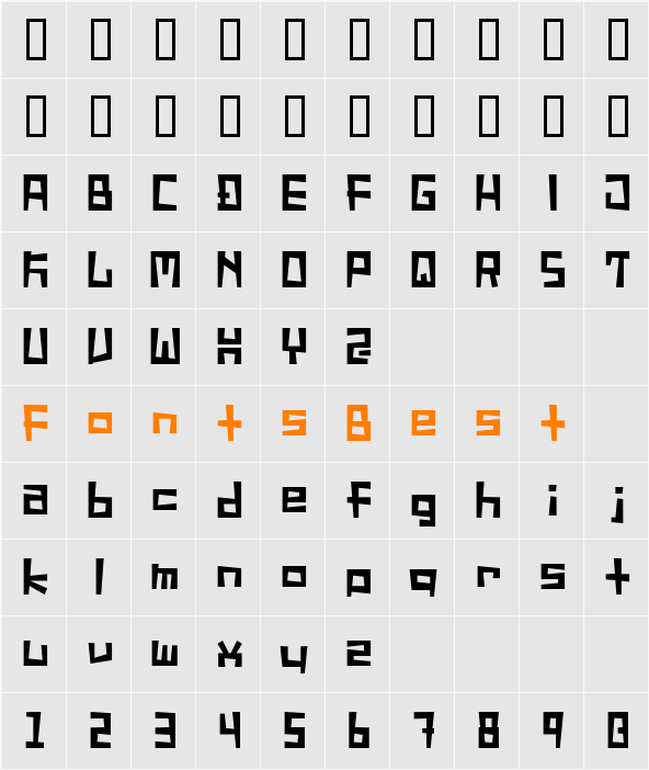 Sucide Note Character Map