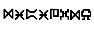 Digicode Font Image