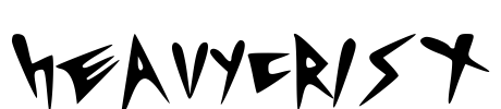 HEAVYCRIST Font Image